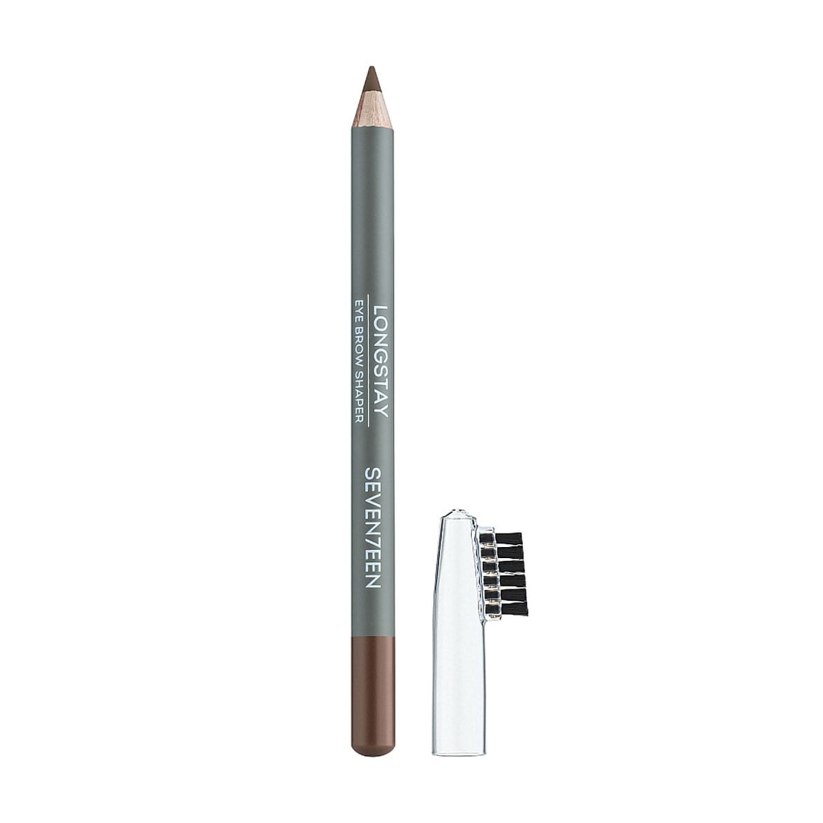 Уцінка! Олівець для брів Seventeen Longstay Eyebrow Shaper з щіточкою, 6 Real Brown, 1.14 г